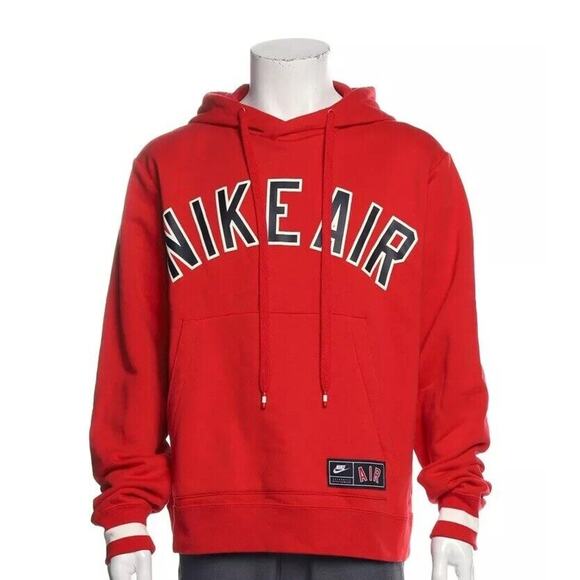 Nike Sportswear NSW Pullover Hoodie Sweatshirt– University Red Size Medium - Picture 1 of 3